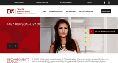 Desktop Screenshot of cedepe.com.br